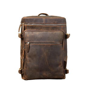 Mochila de Couro Legítimo Prime Traveller