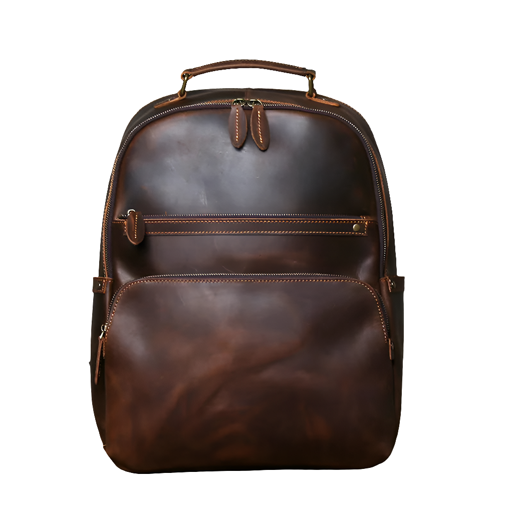 Mochila em Couro Legítimo Vintage Prime