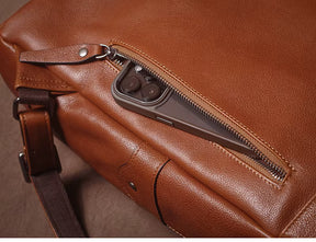 Mochila de Couro Exclusiva Prime Elite