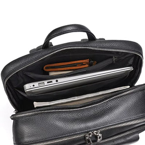 Mochila de Viagem em Couro Legítimo 16 Polegadas