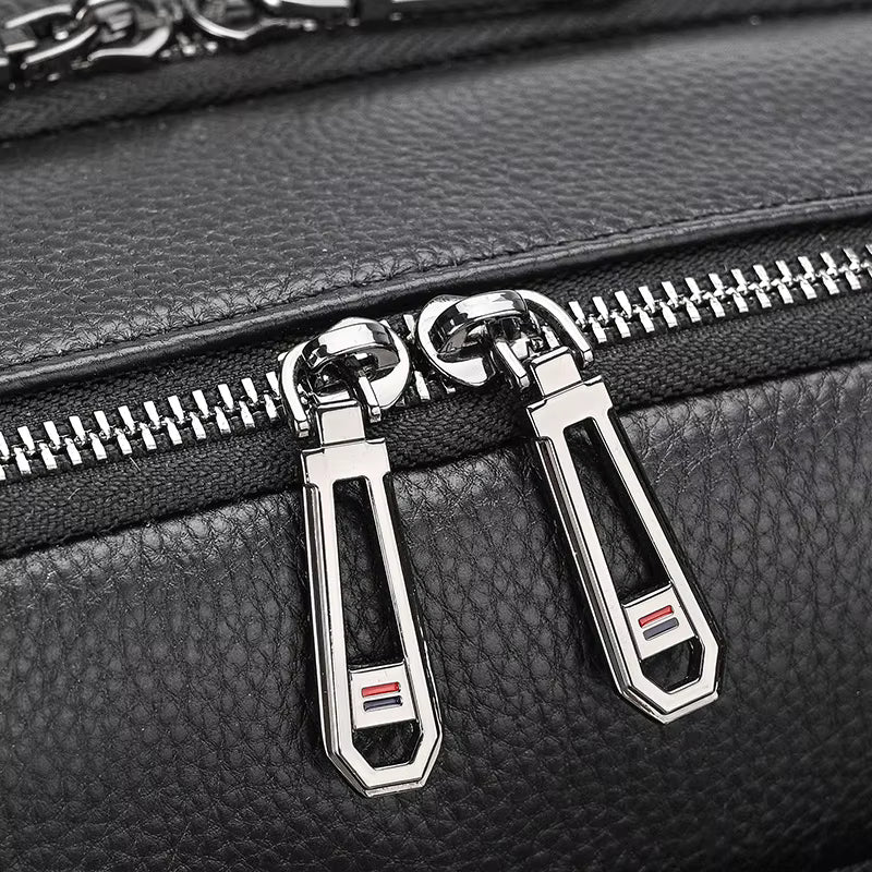 Mochila de Viagem em Couro Legítimo 16 Polegadas