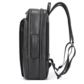 Mochila de Viagem em Couro Legítimo 16 Polegadas