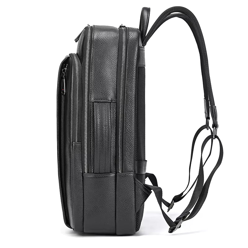 Mochila de Viagem em Couro Legítimo 16 Polegadas