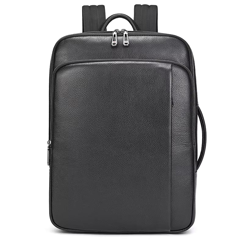 Mochila de Viagem em Couro Legítimo 16 Polegadas