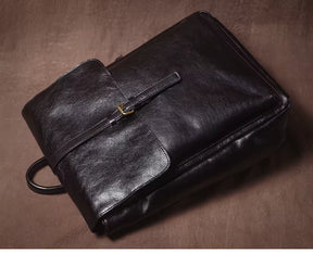 Mochila de Couro Legítimo Linha Prime Retro