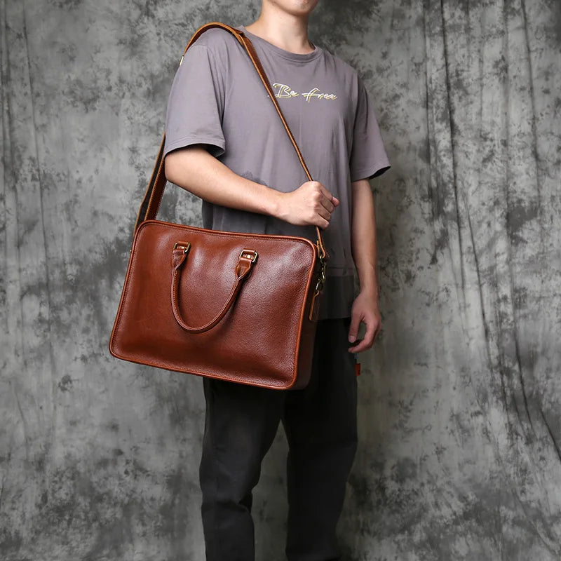 Pasta Masculina Executiva de Couro Cowhide Prime 16 polegadas !