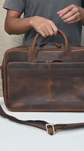 Pasta Executiva em Couro Genuíno Linha Prime Eternity