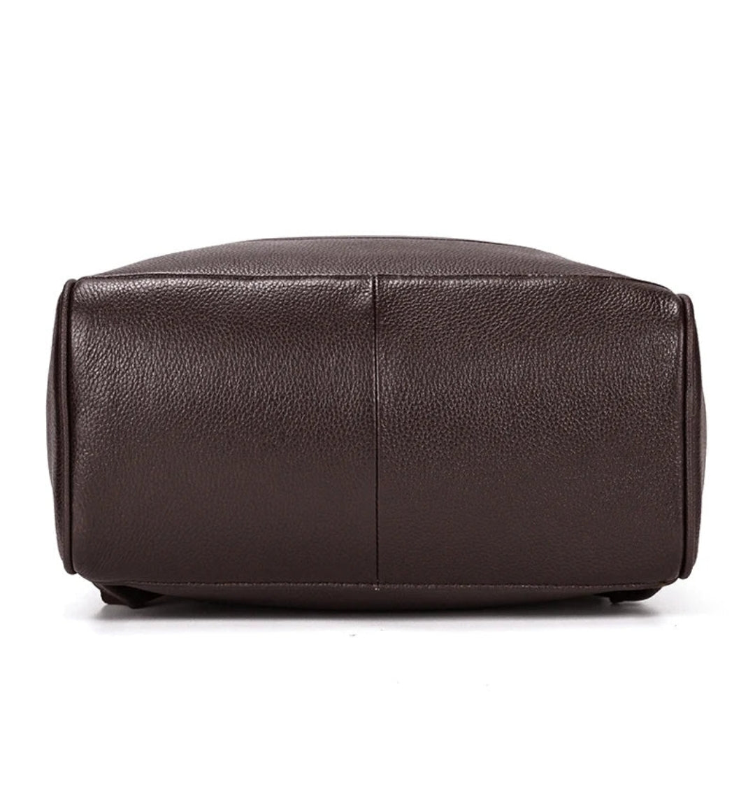 Mochila Executiva de Couro Legítimo Premium – Modelo Paris