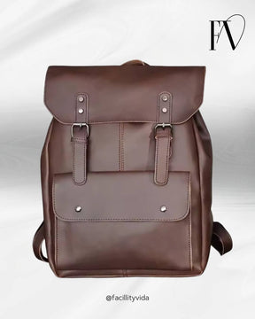 Mochila de Couro Vintage – Modelo Paris