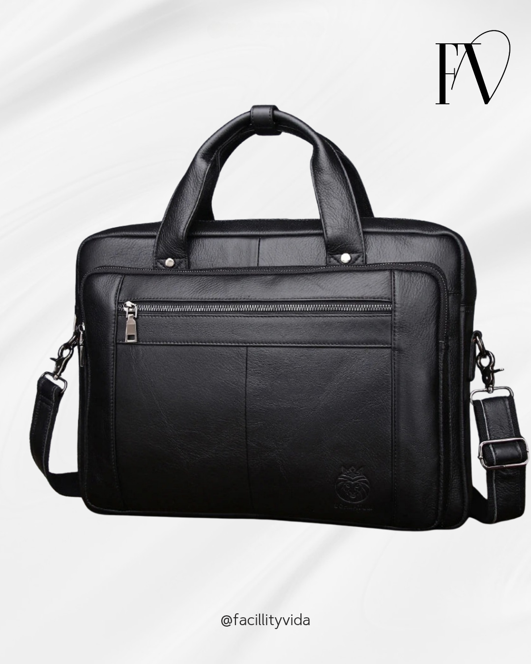 Pasta de Couro Masculina para Notebook – Modelo Executivo Cowhide