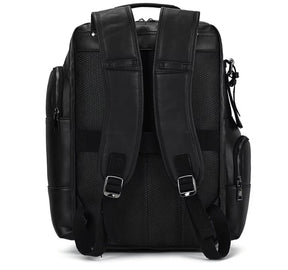 Mochila Masculina de Couro Legítimo para Notebook – Modelo Prime