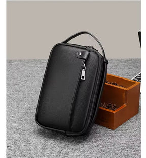 Nécessaire Masculina de Couro – Modelo Britânico