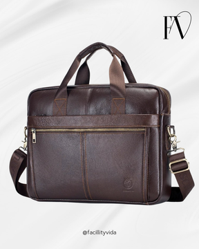 Pasta de Couro Masculina para Notebook 15.6 Polegadas – Modelo Hang Bag