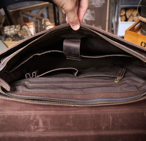 Pasta Masculina Executiva de Couro Legítimo – Modelo Prime