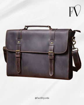 Pasta Masculina Executiva de Couro Legítimo – Modelo Prime