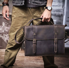 Pasta Masculina Executiva de Couro Legítimo – Modelo Prime