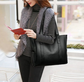 Bolsa Feminina de Couro Legítimo - Modelo Europeu