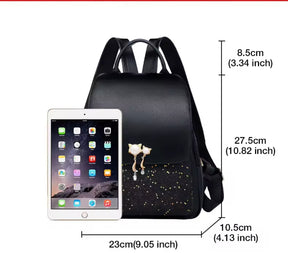 Mochila Feminina de Couro Personalizada Foxer