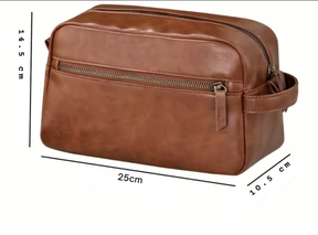 Nécessaire Masculina de Couro Impermeável – Modelo Premium!