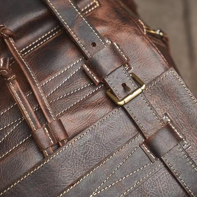Mochila de Couro Genuíno Edição Prime Vanguard