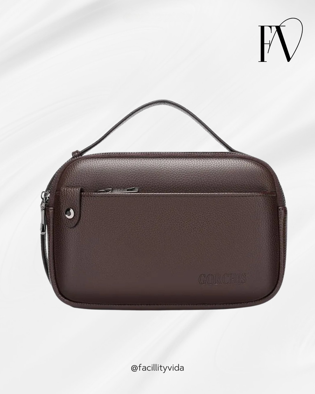 Nécessaire Masculina de Couro – Modelo Britânico