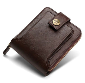 Carteira Masculina de Couro Minimal Premium