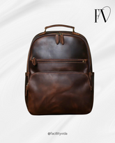 Mochila em Couro Legítimo Vintage Prime