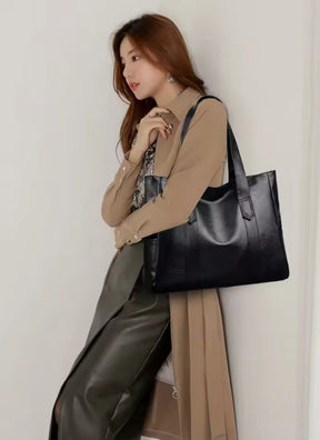 Bolsa Feminina de Couro Legítimo - Modelo Europeu