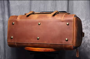 Mala de Viagem Executiva de Couro Legítimo - Modelo Premium!