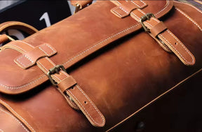 Mala de Viagem Executiva de Couro Legítimo - Modelo Premium!