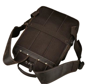 Mochila de Couro Executiva para Notebook com Tecnologia Usb