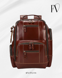 Mochila de Couro para Notebook – Modelo Big Confort