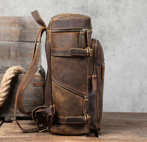 Mochila de Couro Legítimo Prime Traveller