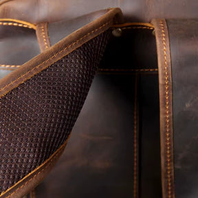 Mochila Masculina de Couro Legítimo para Notebook – Modelo Clássico Premium!