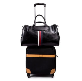 Mala de Viagem Executiva de Couro - Modelo Paris