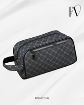 Nécessaire Masculina de Couro Impermeável – Modelo Italiano