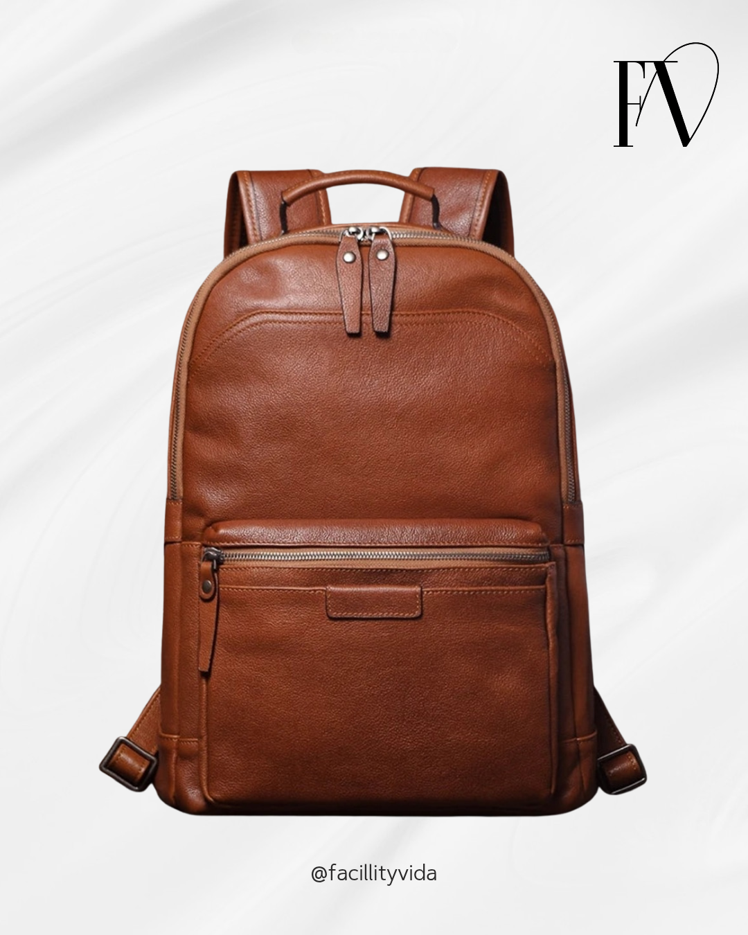 Mochila de Couro Exclusiva Prime Elite