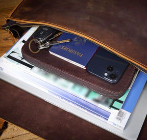 Pasta Masculina Executiva de Couro Legítimo – Modelo Prime