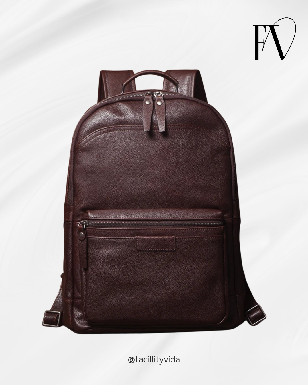 Mochila de Couro Exclusiva Prime Elite