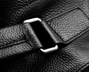Mochila Masculina de Couro Genuíno para Notebook – Modelo Paris