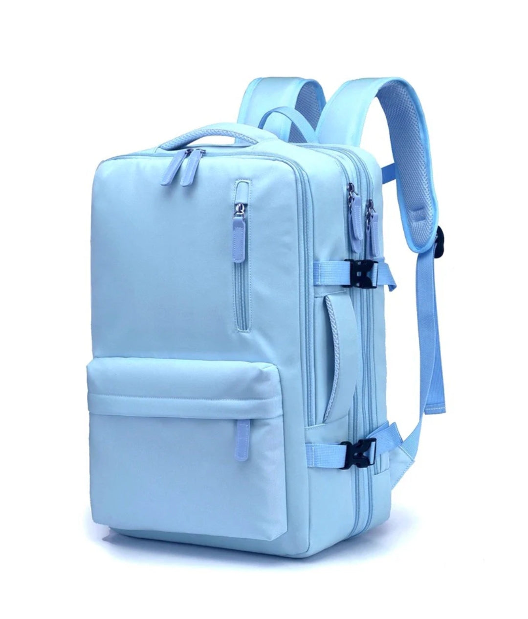 Mochila de Viagem Expansiva Impermeável com Carregamento USB – Modelo FacilityPlus