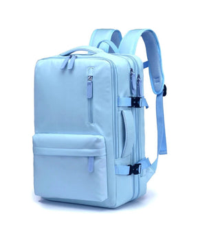 Mochila de Viagem Expansiva Impermeável com Carregamento USB – Modelo FacilityPlus