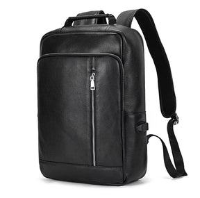 Mochila de Couro Executiva para Notebook com Tecnologia Usb