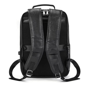 Mochila de Couro Executiva para Notebook com Tecnologia Usb