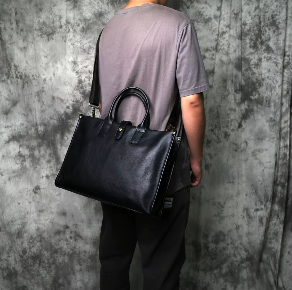 Bolsa de Couro Masculina Executiva