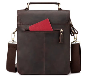 Bolsa Transversal Masculina de Couro Legítimo – Modelo Humerpaul