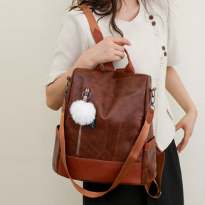 Mochila Feminina de Couro – Modelo Safe
