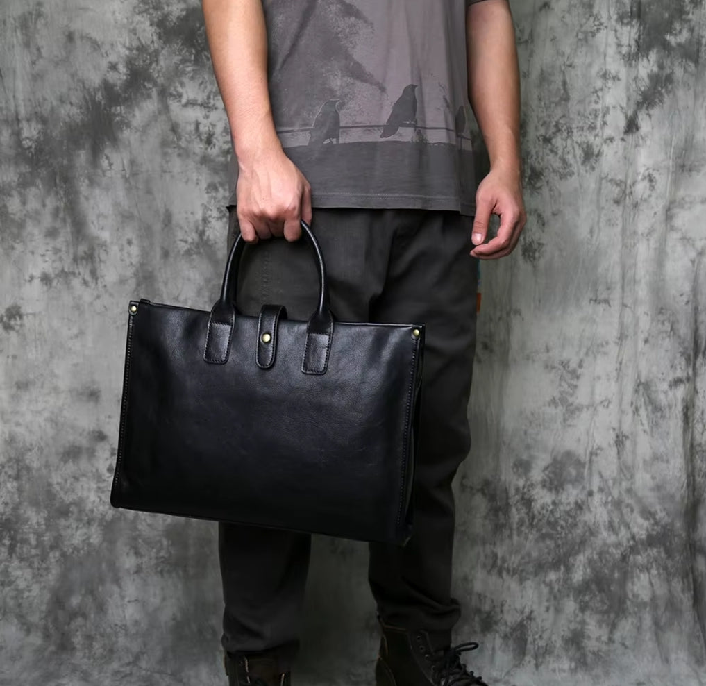Bolsa de Couro Masculina Executiva