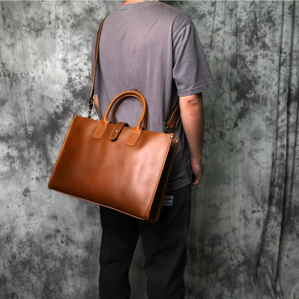 Bolsa de Couro Masculina Executiva