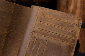 Carteira Masculina de Couro Legítimo – Modelo Horse Long